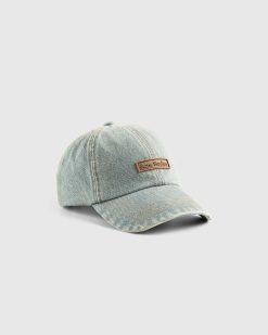 Acne Studios Casquette Denim Bleu Beige | Chapeaux