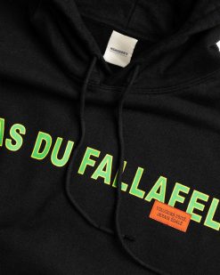 L'As du Fallafel Sweat A Capuche Noir | Sueurs