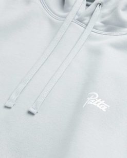 Patta Pull Basique A Capuche Bleu Perle | Sueurs