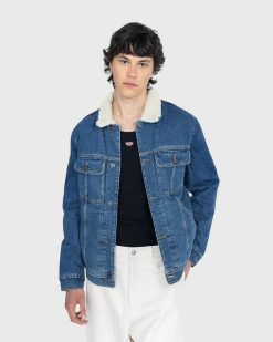 Diesel Veste D-Barcy-T Bleu | Vetements D'Exterieur