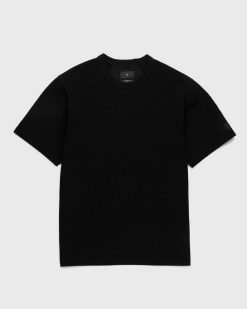 Y-3 T-Shirt Manches Courtes En Crepe Noir | T-Shirts