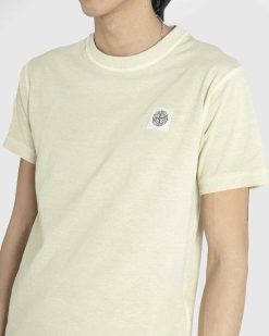 Stone Island T-Shirt Fissato Beige Naturel | T-Shirts