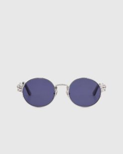 Jean Paul Gaultier 56-6106 Lunettes De Soleil Double Resort Argent | Des Lunettes De Soleil