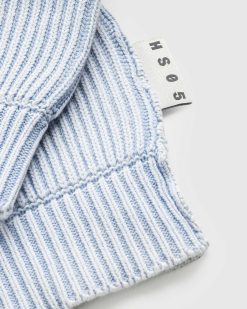 Highsnobiety HS05 Pull Teint Pigmente Bleu Clair | Tricots