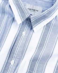 Carhartt WIP Chemise Kendricks A Manches Longues Bleu Hudson/Bleu Baie | Chemises