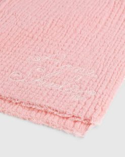 Acne Studios Echarpe Logo Rose | Accessoires D'Hiver