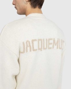 JACQUEMUS Le Pull Jacquemus Beige Clair | Tricots