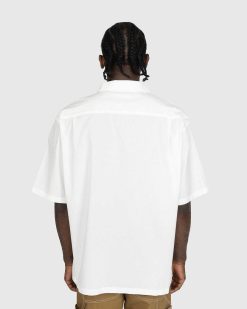 Highsnobiety Chemise Manches Courtes En Popeline Blanc | Chemises