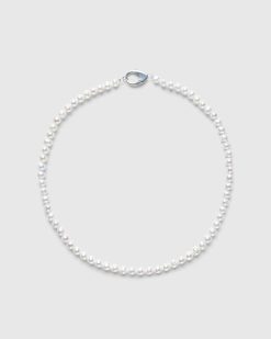 Hatton Labs Chaine De Perles Classique Blanche | Bijoux