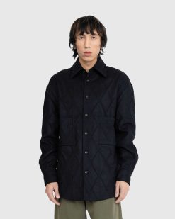 Winnie New York Veste Chemise Matelassee Noir | Chemises