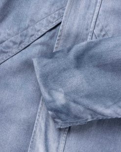 RANRA Veste A Capuche En Jean Mokullur Indigo | Vetements D'Exterieur