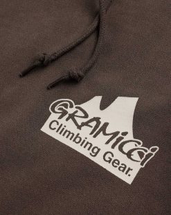 Gramicci Sweat A Capuche Climbing Gear Pigment Marron | Sueurs