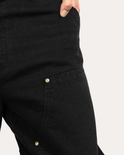 Carhartt WIP Pantalon Double Genou Noir | Pantalon