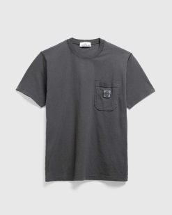 Stone Island T-Shirt A Poche Charbon | T-Shirts