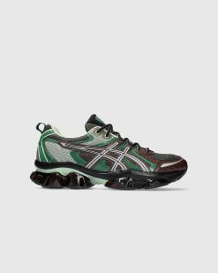 asics Gel-Quantum Kinetic Sepia Fonce/Vert Trefle | Baskets De Randonnee