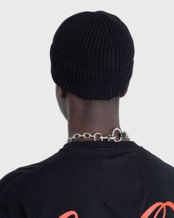 Highsnobiety Bonnet Noir | Accessoires D'Hiver