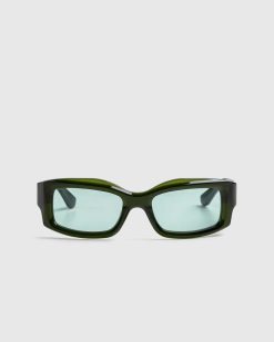 Port Tanger Lentille Addis Cardamome Acetate/Olive Chaude | Des Lunettes De Soleil