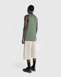 Lemaire Rib Debardeur Vert Fume | Vetements D'Exterieur