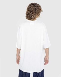 Y-3 T-Shirt Boxy En Coton Blanc Casse | T-Shirts