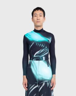 Gerrit Jacob Haut Lycra Sarcelle/Aqua | T-Shirts