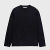 Highsnobiety HS05 Maillot Boxy Manches Longues Teint Pigmente Noir | T-Shirts