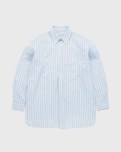 Our Legacy Chemise Popover Rayure Bleue | Chemises