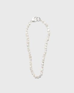 Hatton Labs Chaine De Perles Gnocchi Blanc | Bijoux