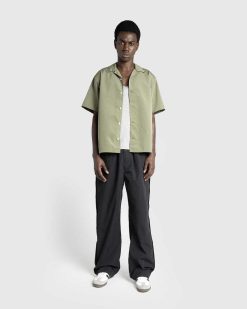 Highsnobiety HS05 Chemise Brossee A Manches Courtes Vert | Chemises