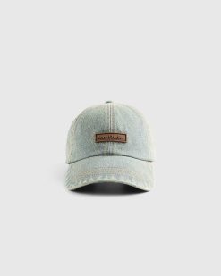 Acne Studios Casquette Denim Bleu Beige | Chapeaux