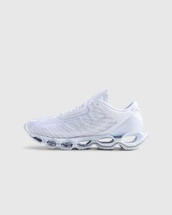 Mizuno Wave Prophecy 12 Blanc/Argent | Baskets