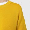 Acne Studios Pull Col Rond Laine Merinos Jaune | Tricots