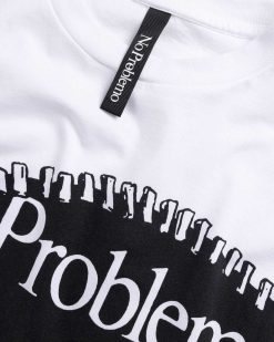 Aries T-Shirt Np Zip Ls Blanc | T-Shirts