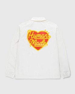 Human Made Veste Coach Blanc | Vetements D'Exterieur