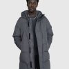 Stone Island Veste Longue Teinte En Vetement Gris Plomb | Vetements D'Exterieur