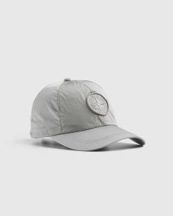 Stone Island Casquette A Six Panneaux Beige Naturel | Chapeaux