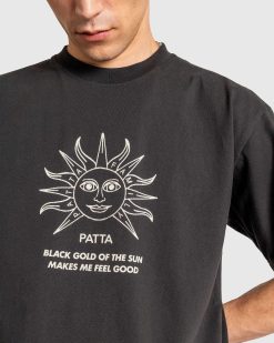 Patta T-Shirt Soleil Or Noir Pirate Noir | T-Shirts