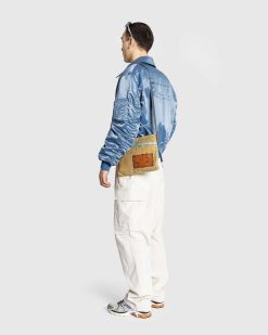 Acne Studios Mini Sac Besace Beige/Bleu | Sacs