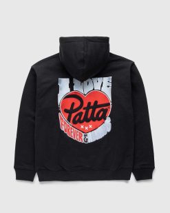 Patta Sweat A Capuche Forever And Always Boxy Noir | Sueurs