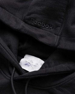 Reebok Sweat A Capuche Oversize Passepoil Noir | Sueurs