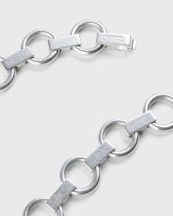 Jil Sander Collier A Maillons De Chaine En Argent | Bijoux