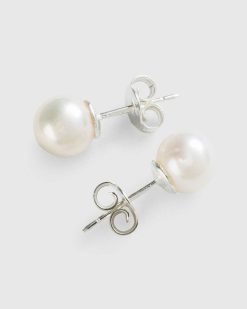 Hatton Labs Boucles D'Oreilles Perle Blanc | Bijoux