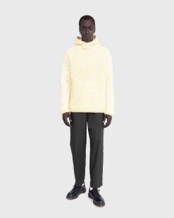 Jil Sander Sweat A Capuche Polaire Citron | Sueurs