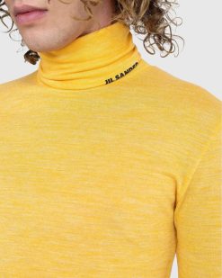 Jil Sander Col Roule Logo Citrouille | Tricots