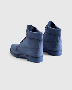 Timberland Botte Heritage 6 Pouces Nubuck Bleu Fonce | Bottes