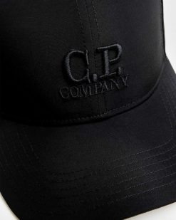 C.P. Company Casquette De Baseball Noire | Chapeaux