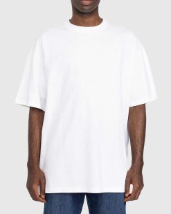 Trussardi T-Shirt Levrier Blanc | T-Shirts