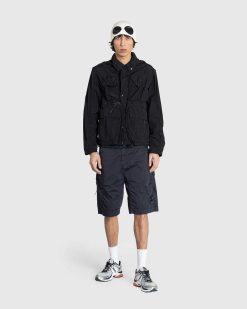 C.P. Company Veste Utilitaire Chrome-R Noire | Vetements D'Exterieur