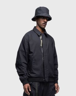 ACRONYM Veste J111Ts-Ch Micro Twill Tec Sys Noir | Vetements D'Exterieur