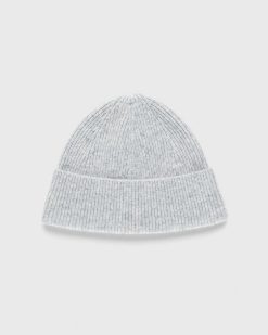 Acne Studios Bonnet Laine Cachemire Gris | Accessoires D'Hiver