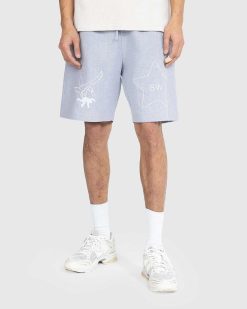 Saintwoods Short De Gym En Lin Sw Bleu Clair | Sous-Vetement